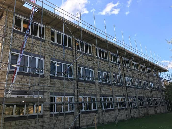 Scaffolding project — structural support