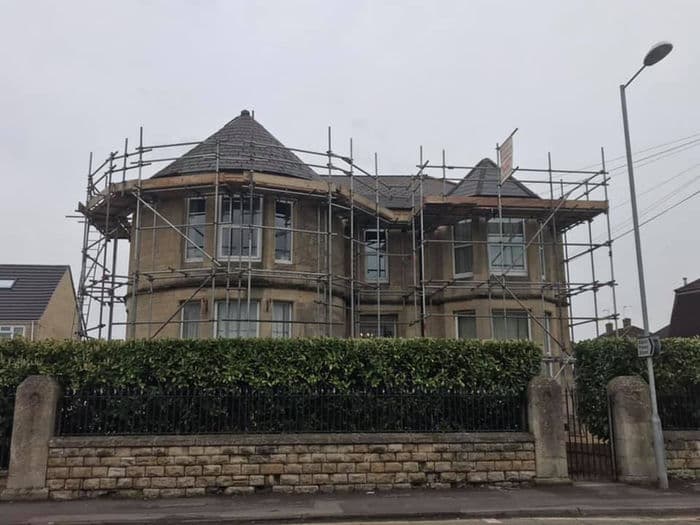 Scaffolding project — residential build