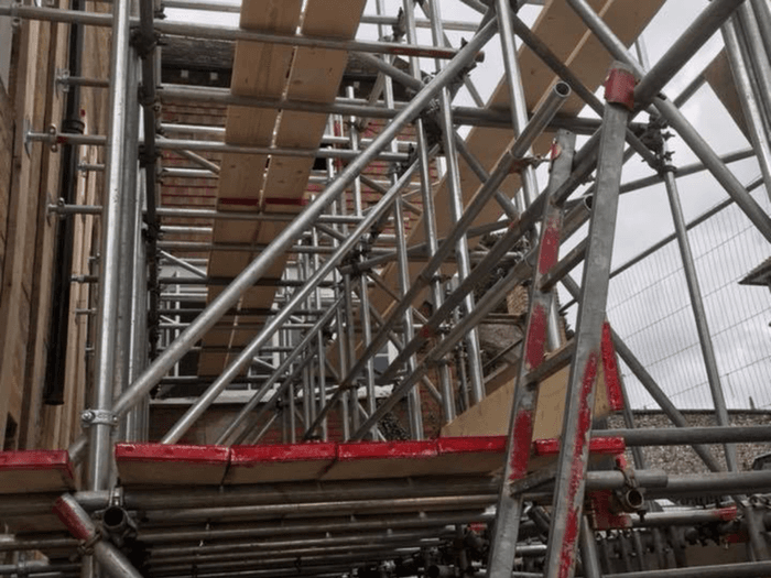 Scaffolding project — Wiltshire site